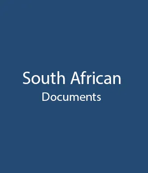 South African Visa Documents