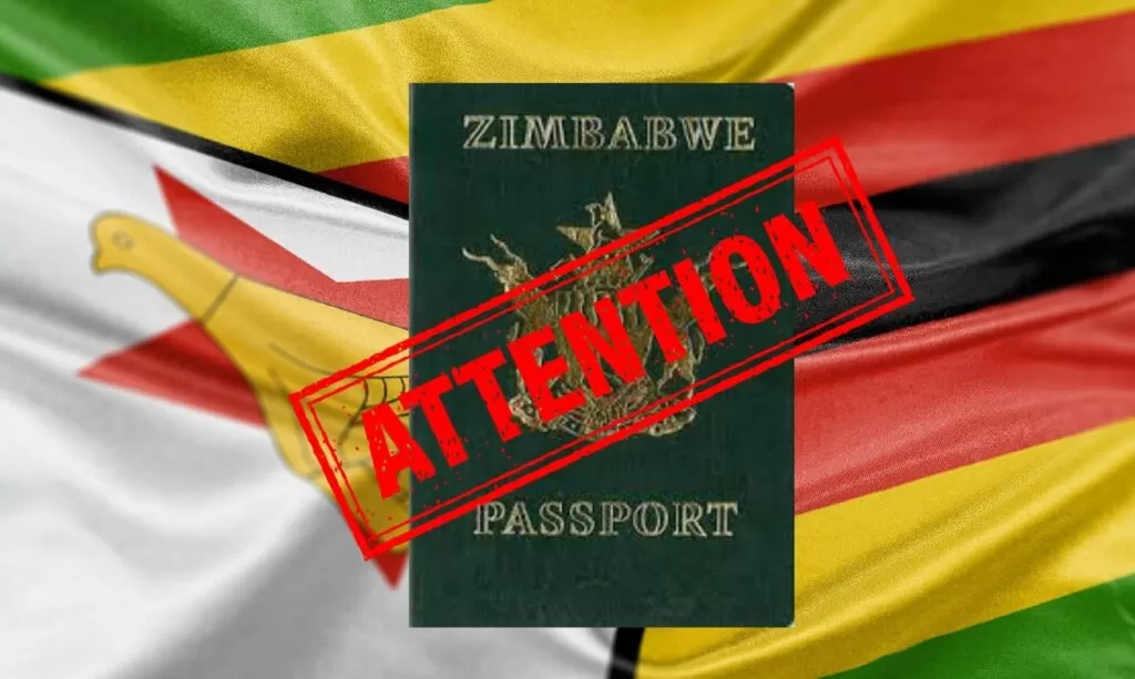 THE ZIMBABWEAN NATIONALS passport