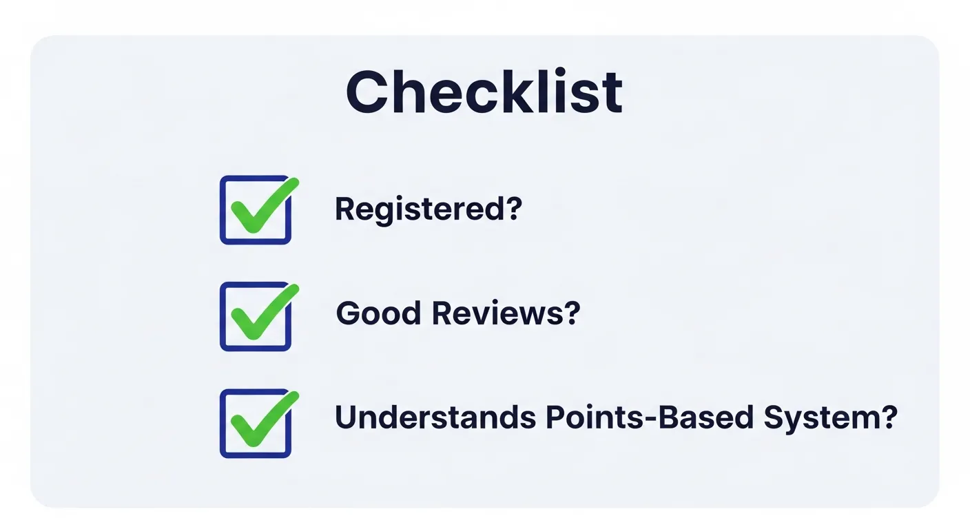 Specialist working on visa