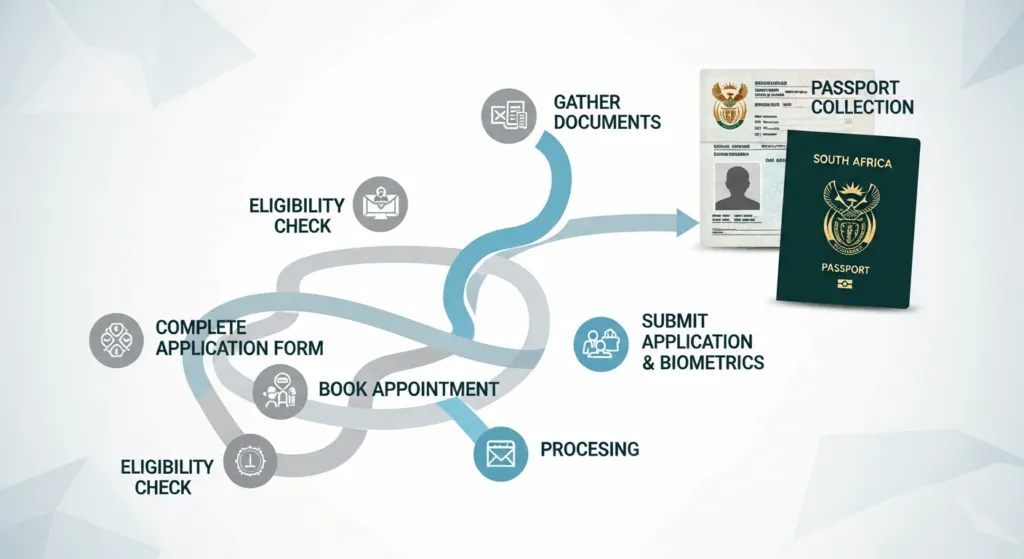 A 7-step guide to the South African citizenship by naturalisation process.