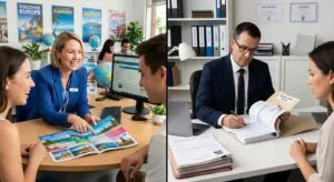 Travel agent vs global visa agency in South Africa